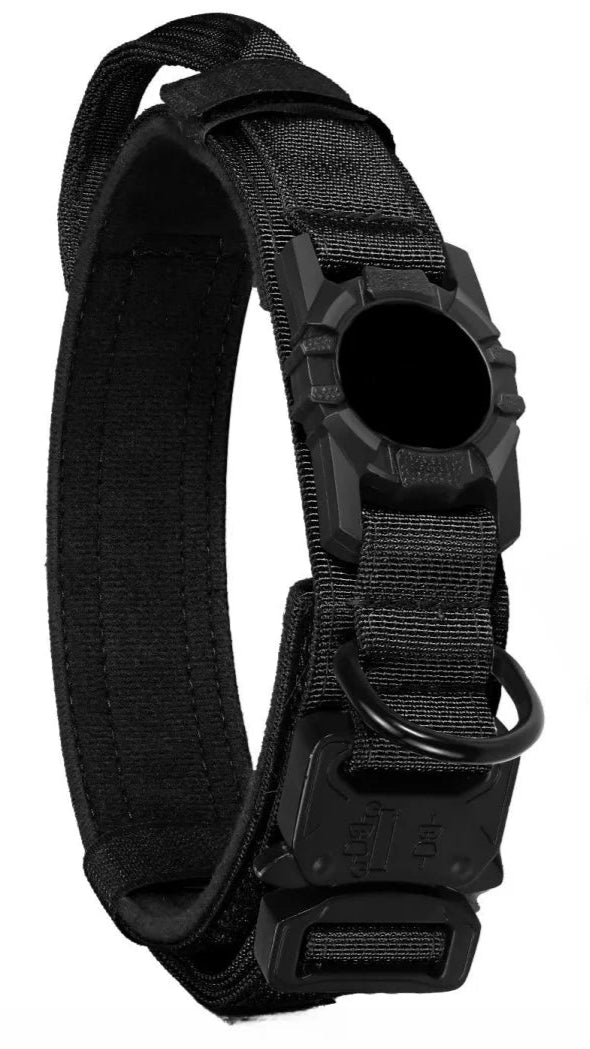 Tactical Hondenhalsband met AirTag Houder